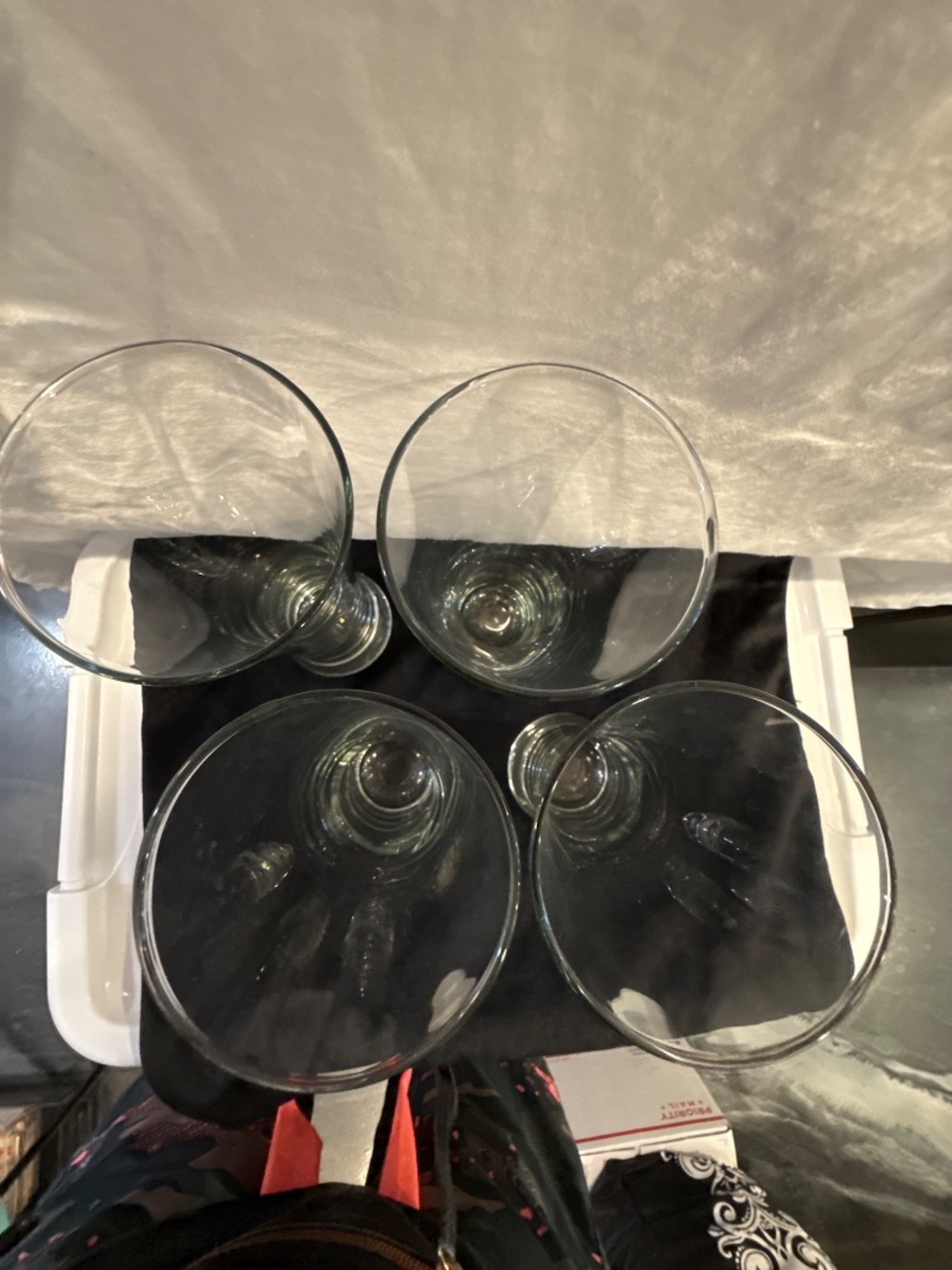 Vintage Circle, Art of Glass/Pasabahce clear Pilsner glasses set of four - Picture 5 of 5